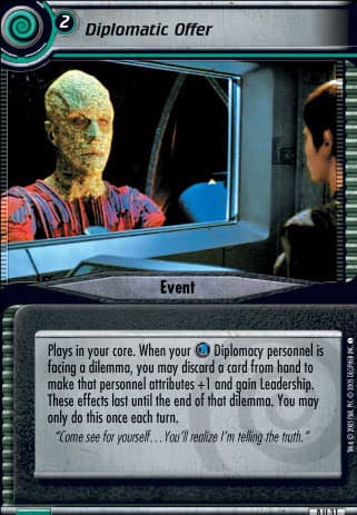 Diplomatic Offer 2E