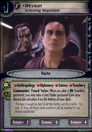 Weyoun 2E (Scheming Negotiator)