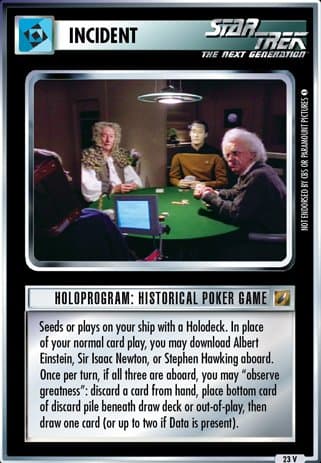 Holoprogram: Historical Poker Game