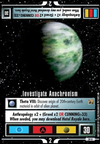 Investigate Anachronism