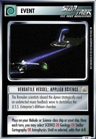 Versatile Vessel: Applied Science