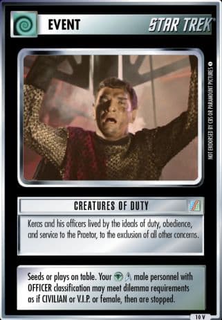 Creatures of Duty