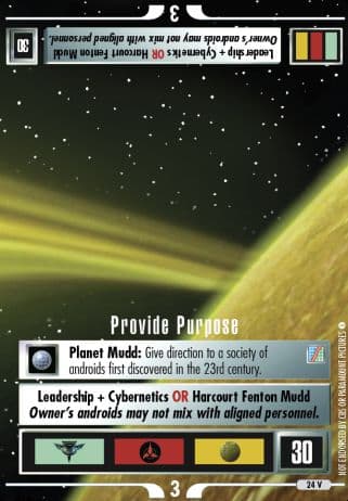 Provide Purpose