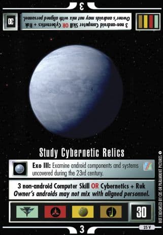 Study Cybernetic Relics