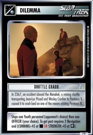 Shuttle Crash