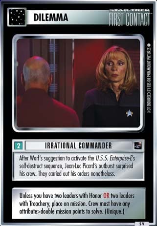 Irrational Commander
