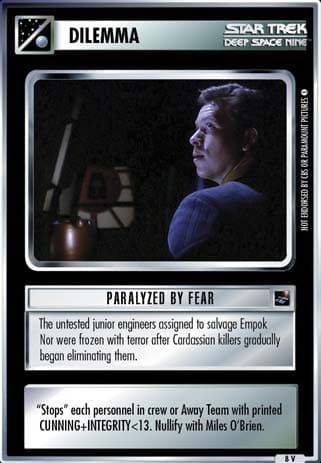 Paralyzed by Fear