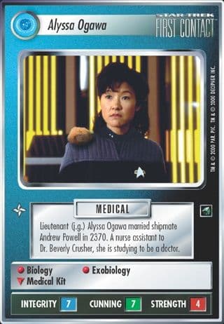 Alyssa Ogawa (First Contact) (Tribble)