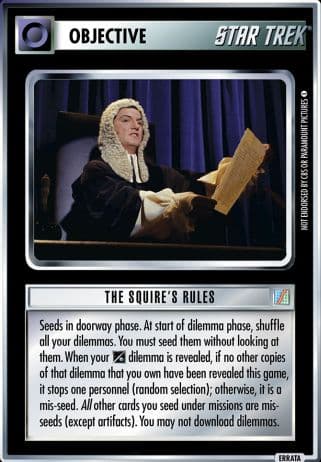 The Squire's Rules