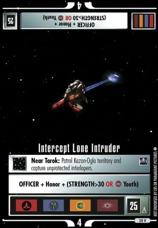 Intercept Lone Intruder