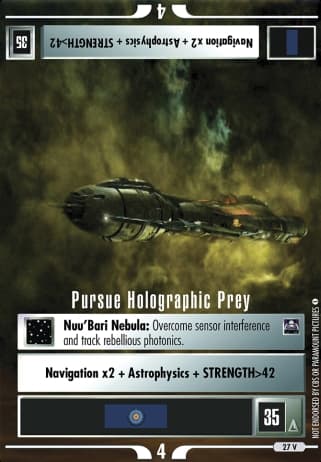 Pursue Holographic Prey