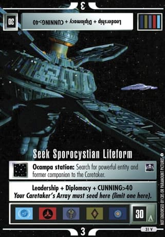 Seek Sporocystian Lifeform
