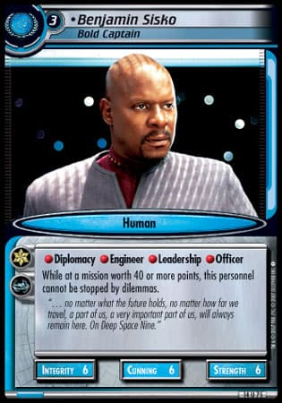 Benjamin Sisko 2E (Bold Captain)