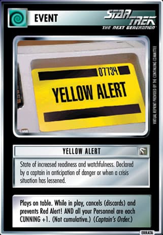Yellow Alert