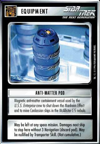 Anti-Matter Pod