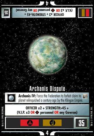 Archanis Dispute