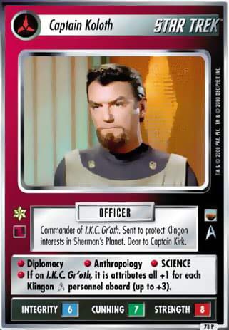 Captain Koloth
