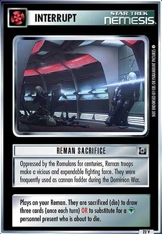 Reman Sacrifice
