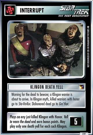Klingon Death Yell