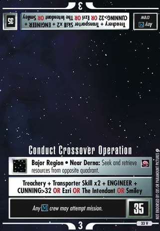 Conduct Crossover Operation