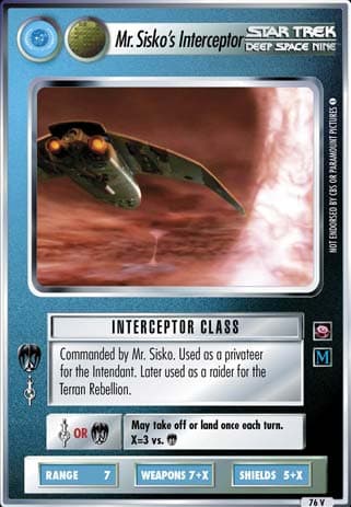 Mr. Sisko's Interceptor