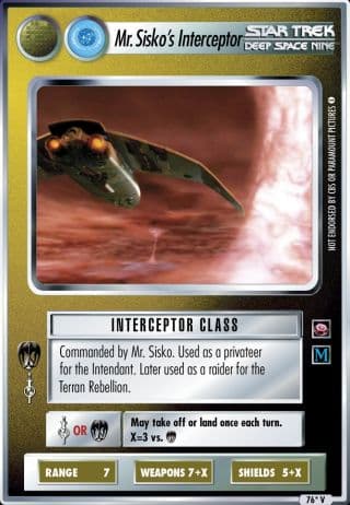 Mr. Sisko's Interceptor