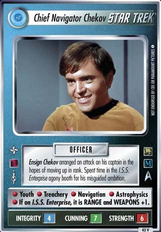 Chief Navigator Chekov