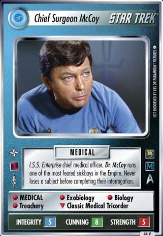 Chief Surgeon McCoy