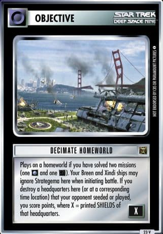 Decimate Homeworld