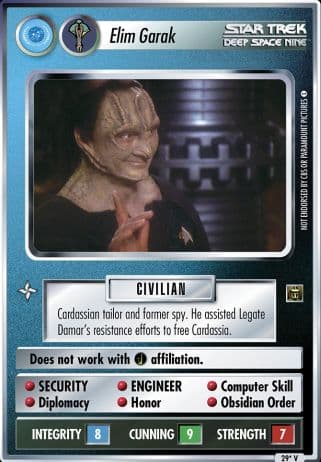 Elim Garak (Dogs of War)