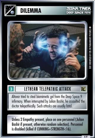 Lethean Telepathic Attack
