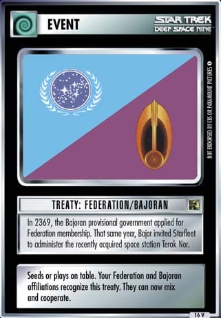 Treaty: Federation/Bajoran