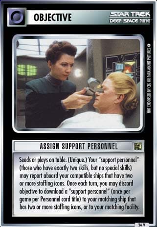 Assign Support Personnel