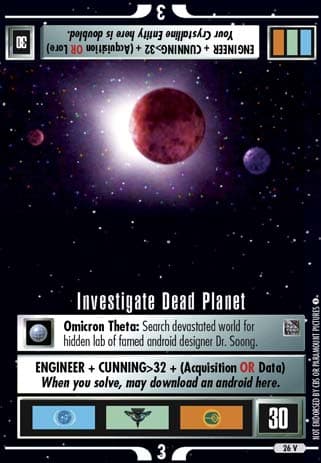 Investigate Dead Planet