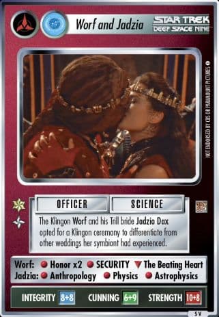 Worf and Jadzia