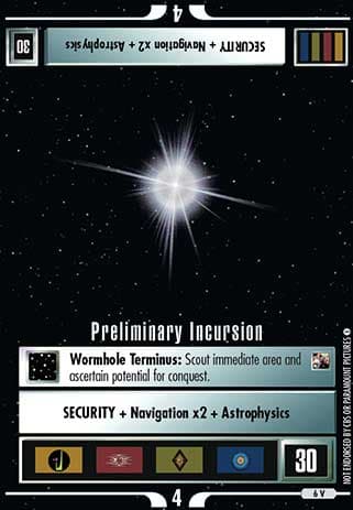 Preliminary Incursion