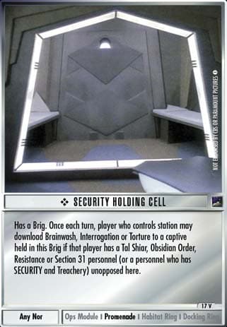 Security Holding Cell