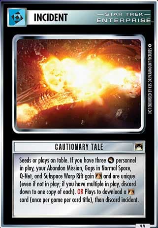 Cautionary Tale