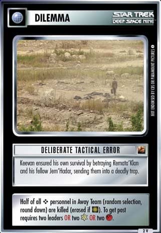 Deliberate Tactical Error
