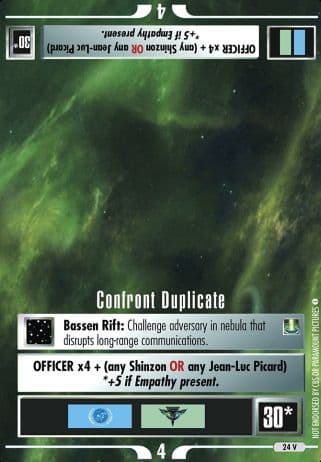 Confront Duplicate