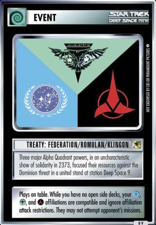 Treaty: Federation/Romulan/Klingon