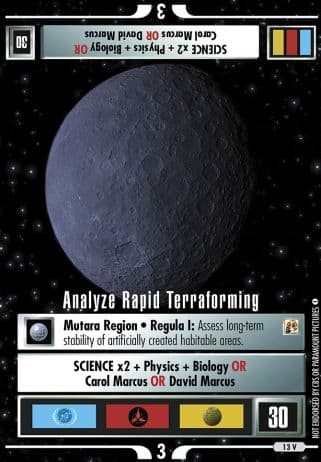 Analyze Rapid Terraforming
