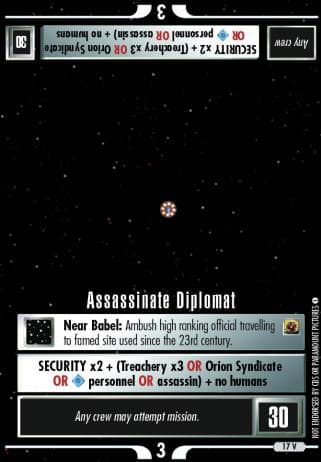 Assassinate Diplomat