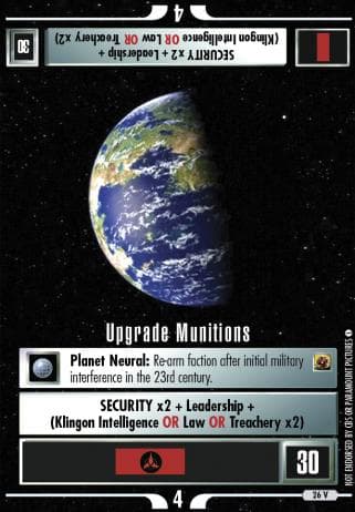 Upgrade Munitions