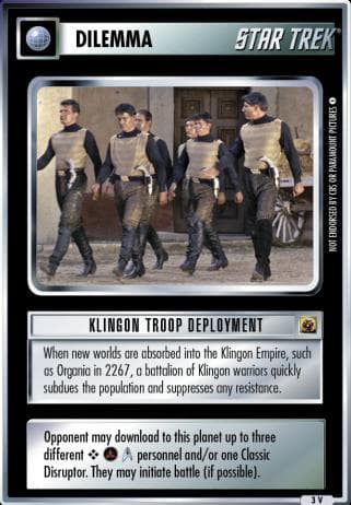 Klingon Troop Deployment