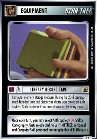 Library Record Tape