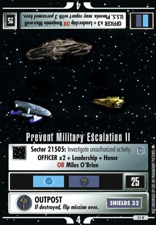 Prevent Military Escalation II