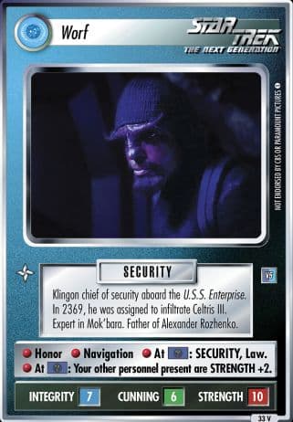Worf (Showdown: Four Lights)