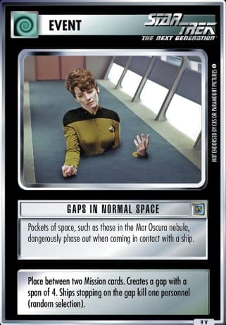 Gaps in Normal Space
