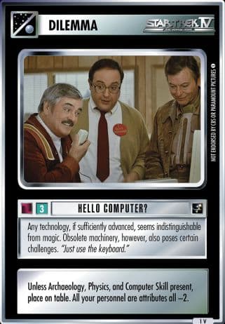 Hello Computer?